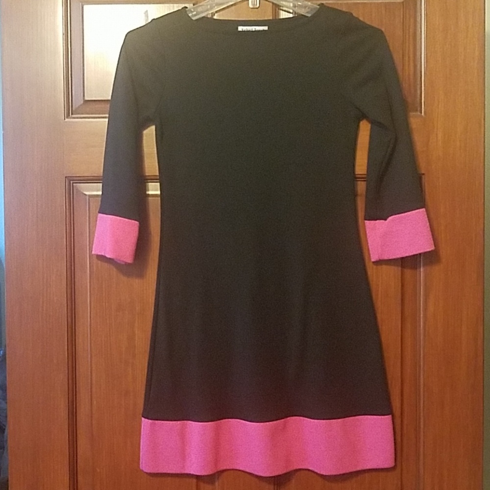Pink Trim Dress